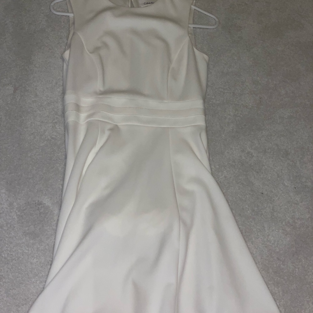 Calvin Klein white dress